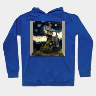 Starry Night Over The Burrow Hoodie